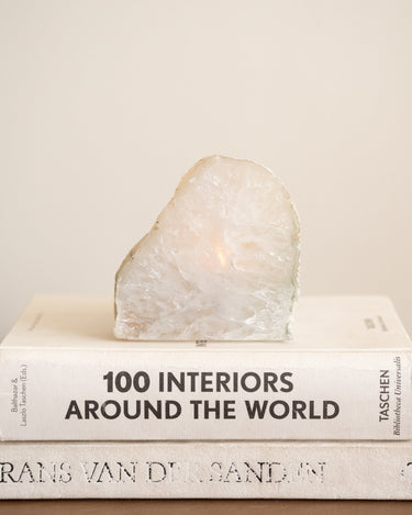 Unique Tealight Holder Agate Stone Light - Things I Like Things I Love