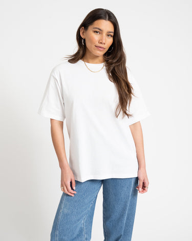 Valentine Loose Tee Bright White Self Love Club - Things I Like Things I Love