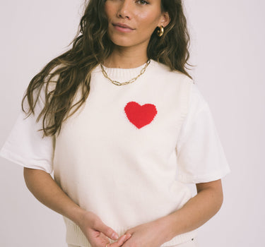 Valentine Spencer White Heart One Size - Things I Like Things I Love