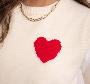 Valentine Spencer White Heart One Size - Things I Like Things I Love
