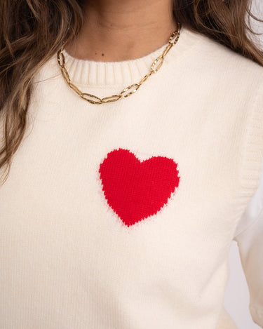 Valentine Spencer White Heart One Size - Things I Like Things I Love