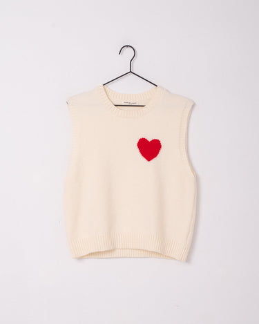 Valentine Spencer White Heart One Size - Things I Like Things I Love