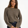 Valeria Crew Neck Knit Falcon - Things I Like Things I Love