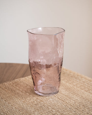 Vase Berry Glass Pink - Things I Like Things I Love