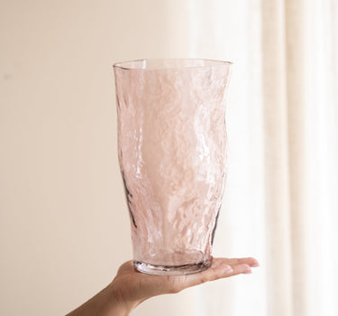 Vase Berry Glass Pink - Things I Like Things I Love