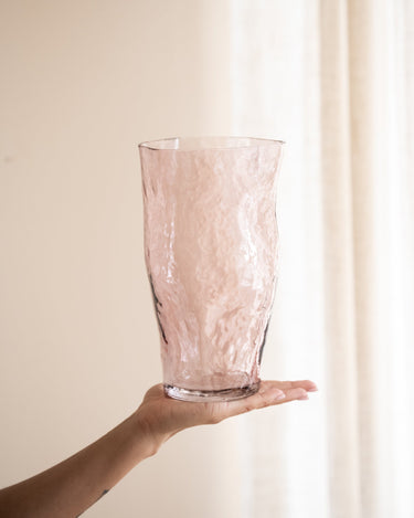 Vase Berry Glass Pink - Things I Like Things I Love