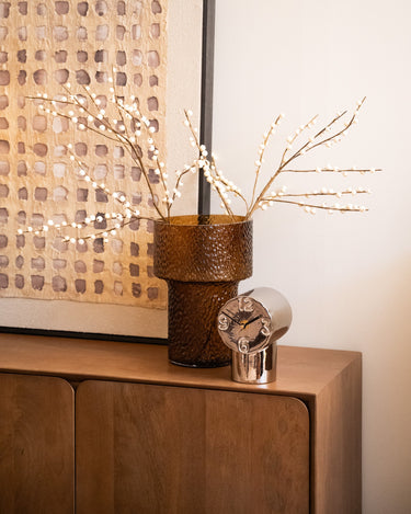 Vase Beyta Glass Amber - Things I Like Things I Love