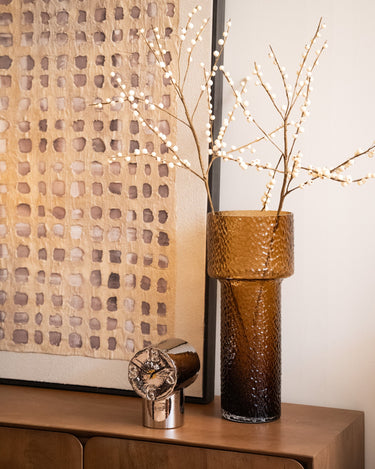 Vase Beyta Glass Amber - Things I Like Things I Love