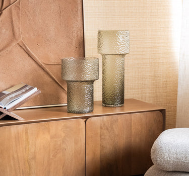 Vase Beyta Green Glass - Things I Like Things I Love