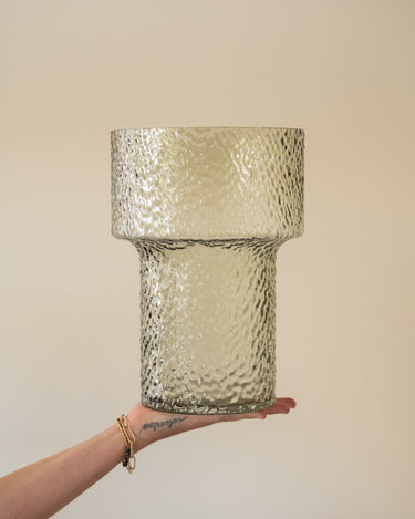 Vase Beyta Green Glass - Things I Like Things I Love