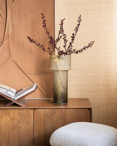 Vase Beyta Green Glass - Things I Like Things I Love