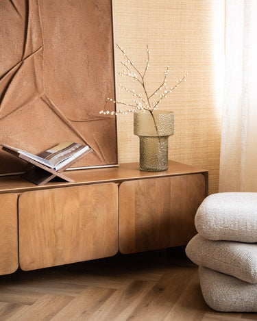 Vase Beyta Green Glass - Things I Like Things I Love