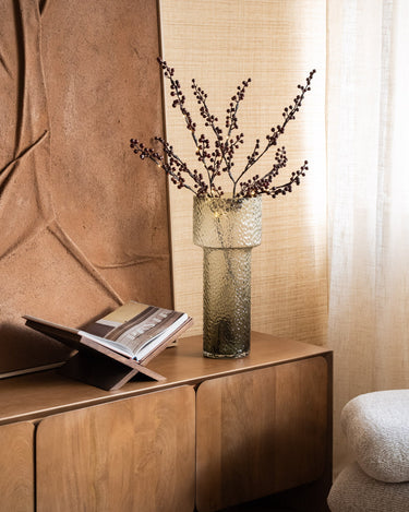 Vase Beyta Green Glass - Things I Like Things I Love