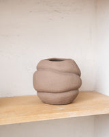 Vase aus Steingut Bio