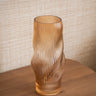 Vase Glass Clear Brown - Things I Like Things I Love