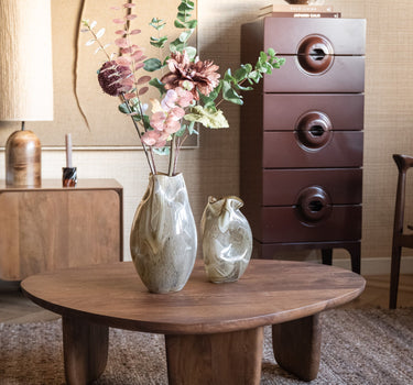 Vase Glass Jorien Taupe - Things I Like Things I Love