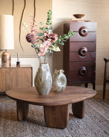 Vase Glass Jorien Taupe - Things I Like Things I Love