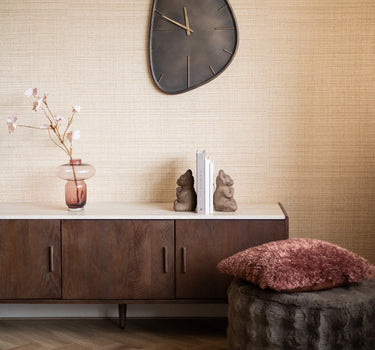 Vase Glass Rynx Smokey Mauve - Things I Like Things I Love