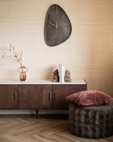 Vase Glass Rynx Smokey Mauve - Things I Like Things I Love