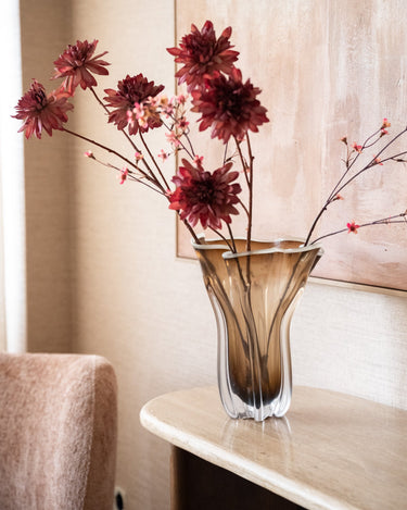 Vase Kazuno Glass Brown - Things I Like Things I Love