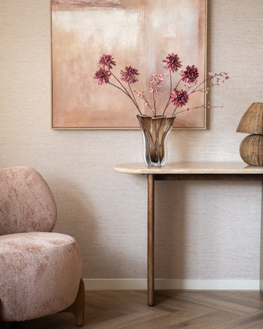 Vase Kazuno Glass Brown - Things I Like Things I Love