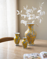 Vase Porcelain Yellow