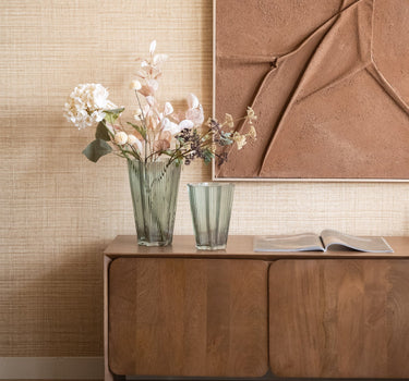 Vase Sia Glass Green - Things I Like Things I Love