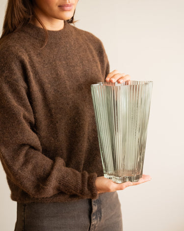 Vase Sia Glass Green - Things I Like Things I Love