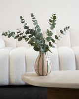 Vase Stripe Beige/Green