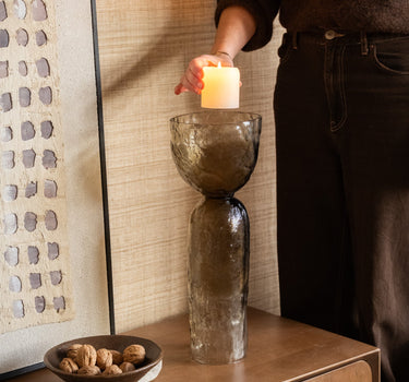 Vase / Tealight Holder Diabolo Glass - Things I Like Things I Love