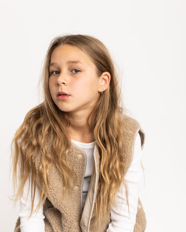 Vera Teddy Vest GIRLS Humus - Things I Like Things I Love