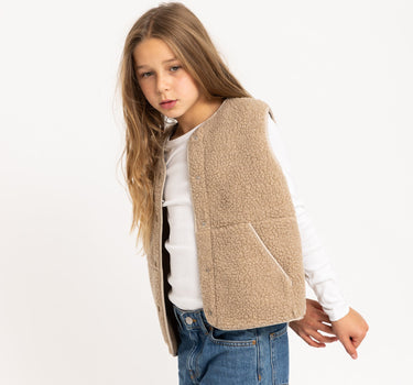 Vera Teddy Vest GIRLS Humus - Things I Like Things I Love