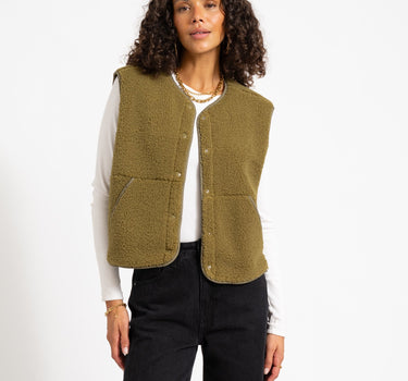 Vera Teddy Vest Nutria - Things I Like Things I Love
