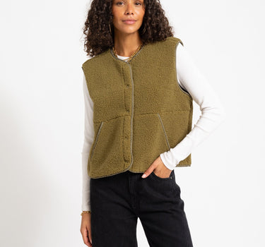 Vera Teddy Vest Nutria - Things I Like Things I Love