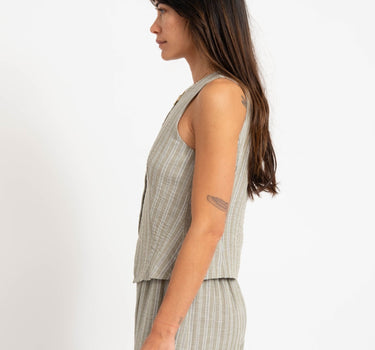 Vest Stripe Green - Things I Like Things I Love
