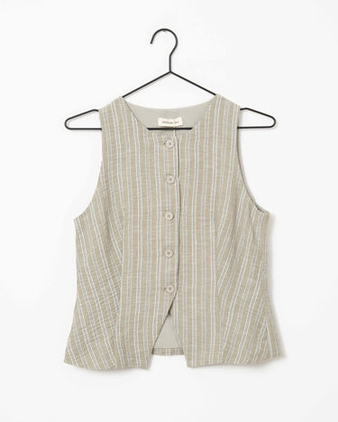 Vest Stripe Green - Things I Like Things I Love