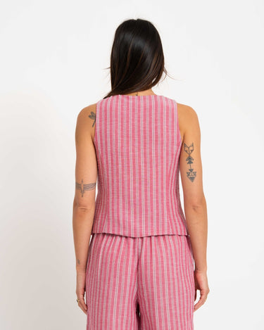 Vest Stripe Pink - Things I Like Things I Love