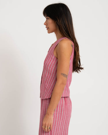 Vest Stripe Pink - Things I Like Things I Love