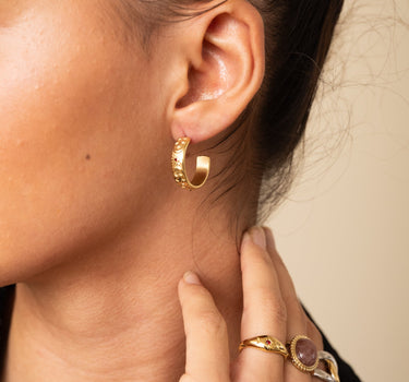 Vintage Ring Berry Quartz Gold - Things I Like Things I Love