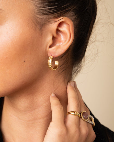 Vintage Ring Berry Quartz Gold - Things I Like Things I Love