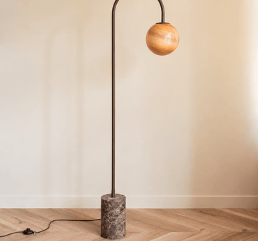Vloerlamp Tivoli Marmer Bruin - Things I Like Things I Love
