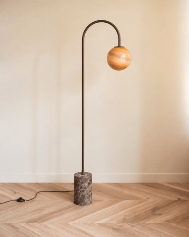 Vloerlamp Tivoli Marmer Bruin - Things I Like Things I Love