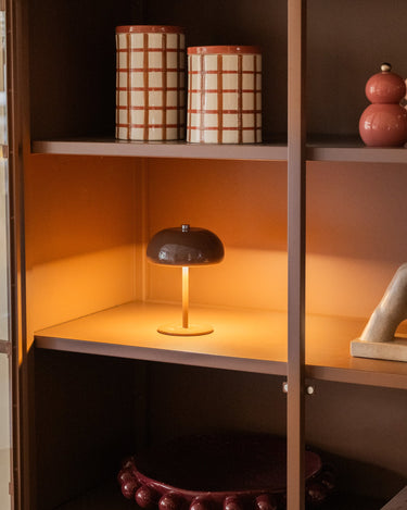 Voorraadpot Caroline Geruit Koraal - Things I Like Things I Love