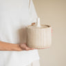 Voorraadpot Zilt Keramiek Beige - Things I Like Things I Love