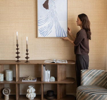 Wall Art Lady In Blue - Things I Like Things I Love