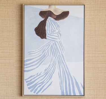 Wall Art Lady In Blue - Things I Like Things I Love