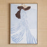 Wall Art Lady In Blue - Things I Like Things I Love