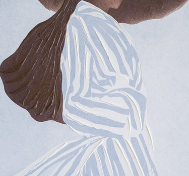 Wall Art Lady In Blue - Things I Like Things I Love