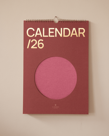 Wall Calendar / Planner Circle Red - Things I Like Things I Love