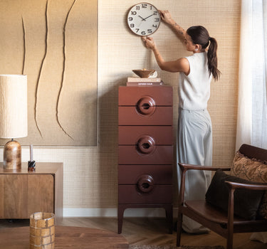 Wall Clock Bono Brown - Things I Like Things I Love